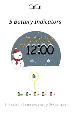 onion watchface X-mas 2024 screenshot 5