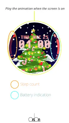 onion watchface X-mas 2025 screenshot 4