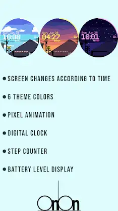Onion Watchface 015 screenshot 2