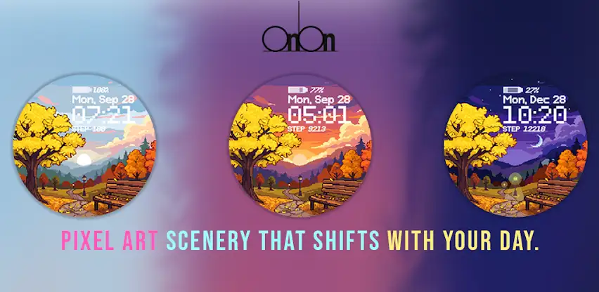 Onion Watchface 016 screenshot 4