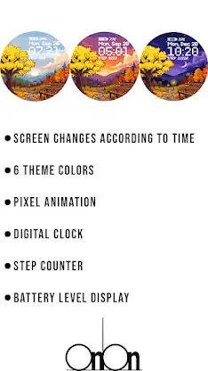 Onion Watchface 016 screenshot 2