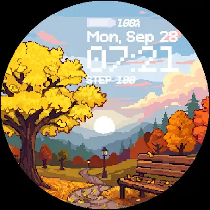 Onion Watchface 016 screenshot 5
