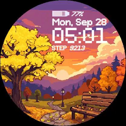 Onion Watchface 016 screenshot 6