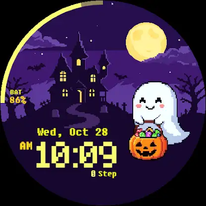 onion watchface 017 Halloween screenshot 5