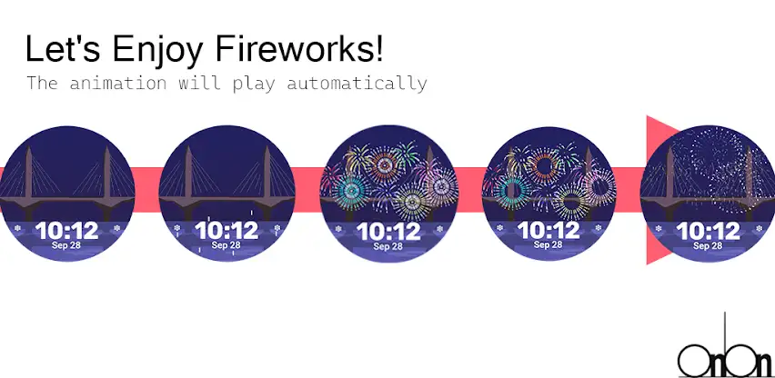 OniOn watchface 006 Pixel screenshot 3
