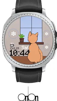 OniOn watchface cat pixel screenshot 1