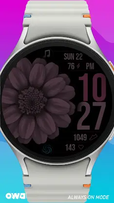 Flower Animated Watch Face 033 screenshot 4