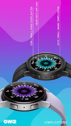 Dahlia Watch Face 034 screenshot 3