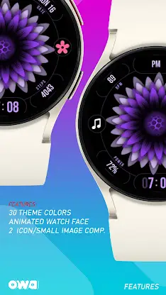 Dahlia Watch Face 034 screenshot 2