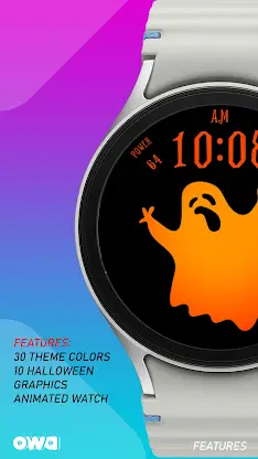 Halloween Watch Face 048 screenshot 2