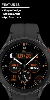 Ortanight - watch face screenshot 2