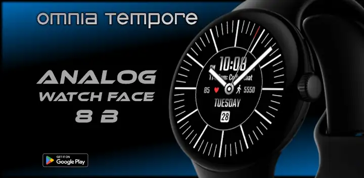 OT | Analog Watch Face 8 B — Android app banner