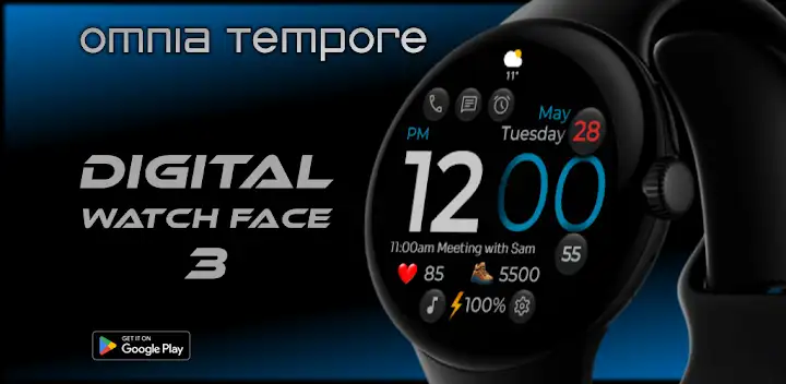 OT | Digital Watch Face 3 — Android app banner