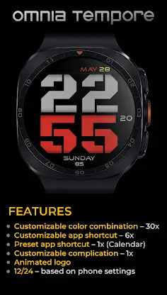 OT | Modern Digital Watch Face screenshot 5