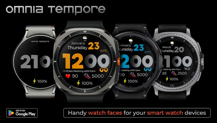 OT | Sporty Color Watch Face screenshot 1