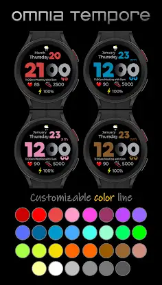 OT | Sporty Color Watch Face screenshot 7