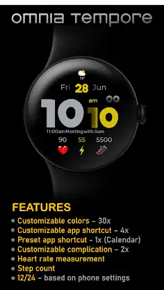 OT | Sporty Color Watch Face 2 screenshot 5
