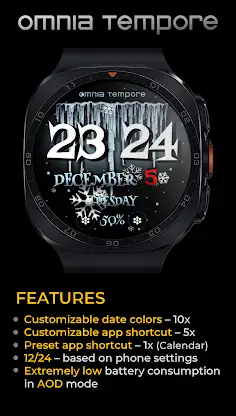 OT | Christmas Time Watch Face screenshot 5