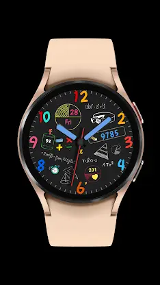 Pars Math Analog Watch Face screenshot 1