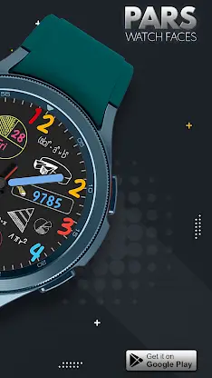 Pars Math Analog Watch Face screenshot 7