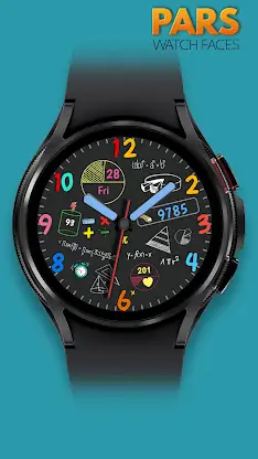 Pars Math Analog Watch Face screenshot 4