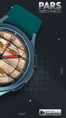 Pars Wooden Analog Watch Face screenshot 8