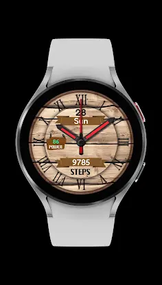 Pars Wooden Analog Watch Face screenshot 4
