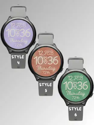 Pearl Women Watch Face screenshot 2