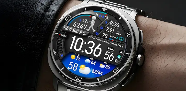 PER23 Digital Watch Face — Android app banner