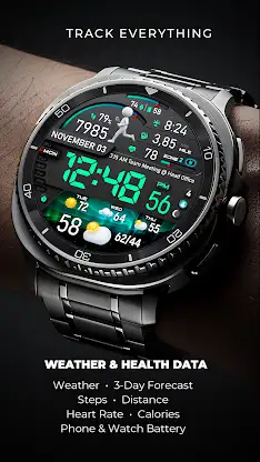 PER23 Digital Watch Face screenshot 4