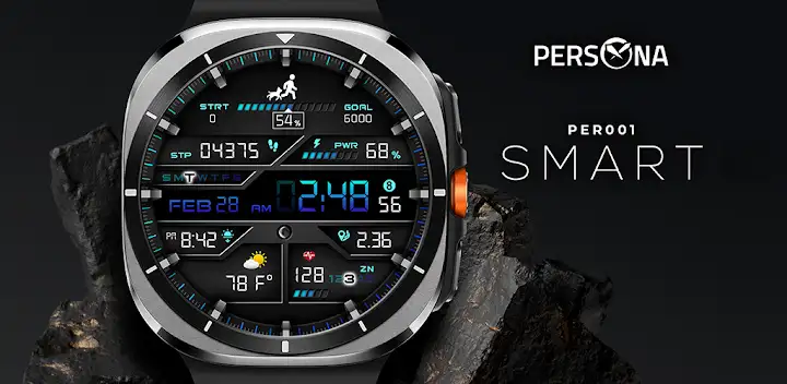 PER1 Smart Sport Watch Face — Android app banner