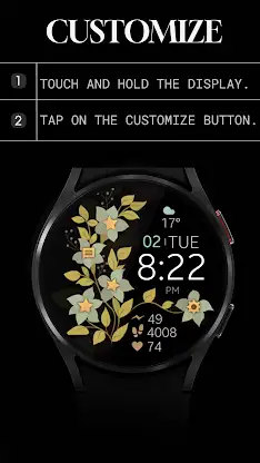 Petals Digital Watch Face screenshot 7