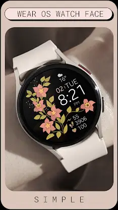 Petals Digital Watch Face screenshot 4