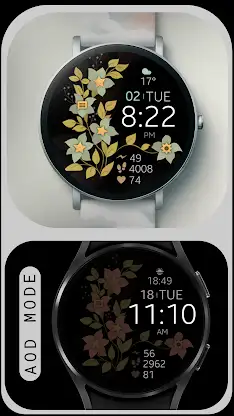 Petals Digital Watch Face screenshot 6
