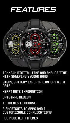 Phantom - Hybrid v2 Watch Face screenshot 5