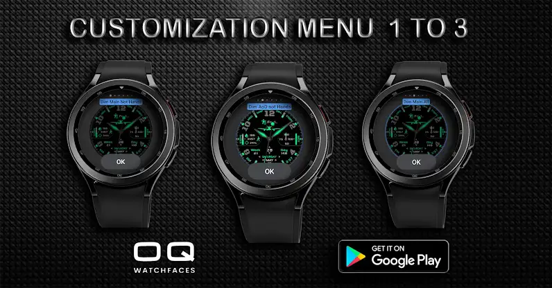 Aviator's Watchface Wear OS 4+ screenshot 5
