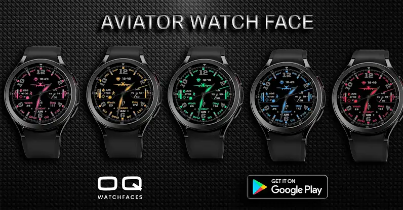 Aviator's Watchface Wear OS 4+ screenshot 2