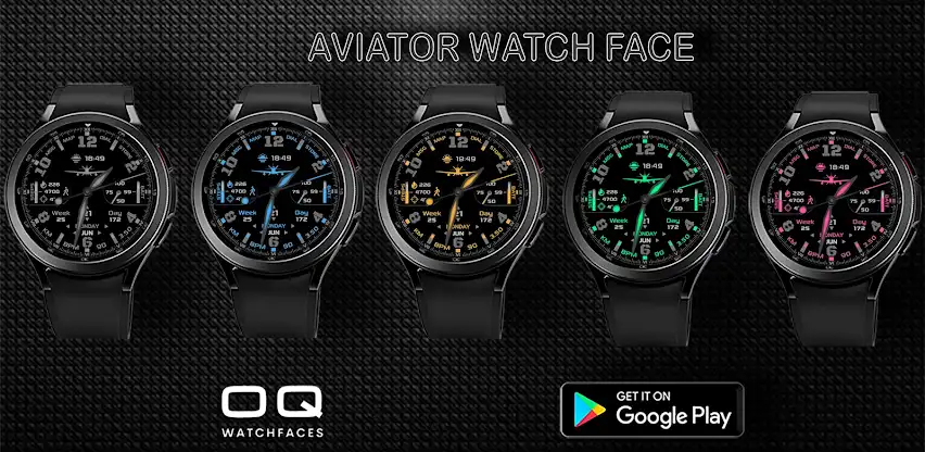 Aviator's Watchface Wear OS 4+ screenshot 7