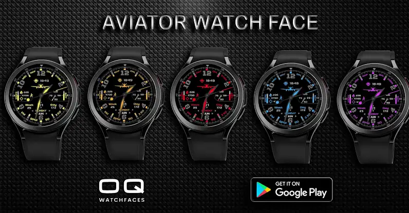 Aviator's Watchface Wear OS 4+ screenshot 3