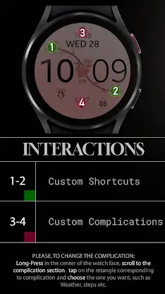 Pink Bloom Digital Watch Face screenshot 8