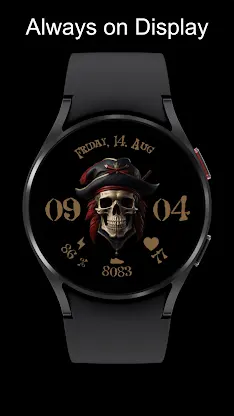 Pirate Skull Watch Face screenshot 3