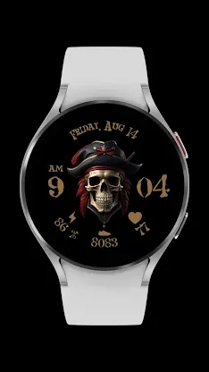 Pirate Skull Watch Face screenshot 1