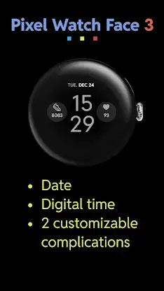 Pixel Watch Face 3 screenshot 2
