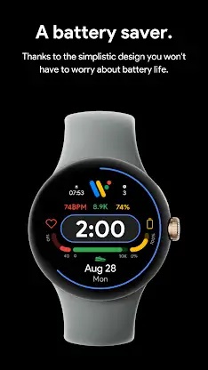 Pixel Style Digital Watch Face screenshot 2