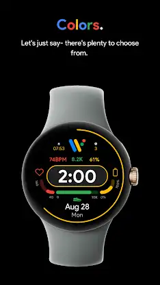 Pixel Style Digital Watch Face screenshot 5