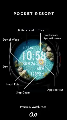 Pocket Resort Watch Face screenshot 2
