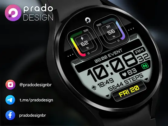 PRADO 01 Digital Watch Face screenshot 7