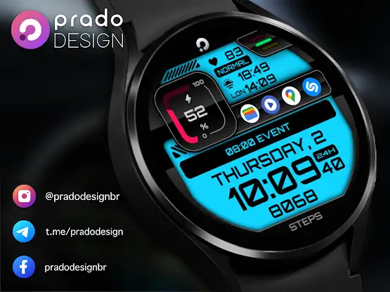 PRADO 03 Digital Watch Face screenshot 7