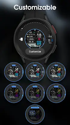 PRADO 06 Hybrid Watch Face screenshot 3