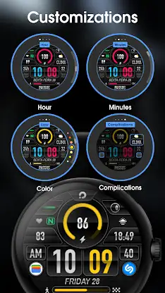 PRADO 11 Digital Watch Face screenshot 4